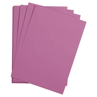 Image of Clairefontaine Ref 90776C Etival Coloured Grained Drawing Paper (Pack of 25 Sheets) A3 (42 x 29.7cm) 160gsm Cellulose Art Purple Acid Free, pH Neutral