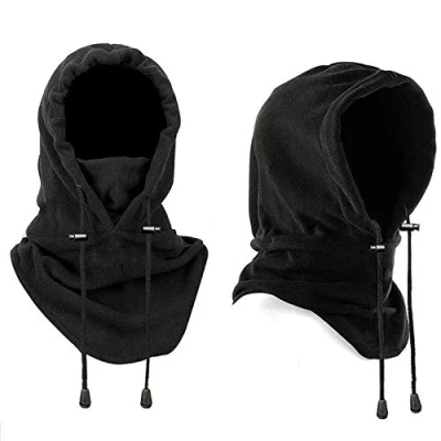 Image of ANMUXI Windproof Ski Mask Balaclava Motorcycle Outdoor Face Neck Warmer Black