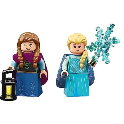 Image of LEGO Disney Series 2: Anna and Elsa from Frozen with Bonus Purple Cape (71024)