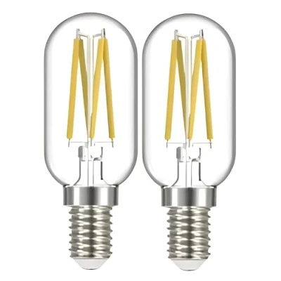 Image of Energizer Filament LED Cooker Hood Bulbs 400LM, 3.8W E14 (SES) Pack of 2 Energy Efficient &amp; Long Lasting