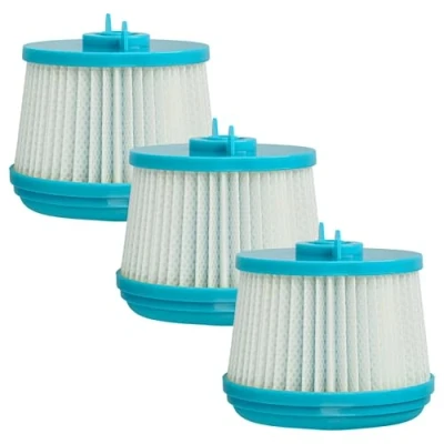 Image of vhbw 3 x Post Motor Filter Compatible with Genius Invictus X9, X5, X4, X8, X7 Vacuum Cleaner HEPA