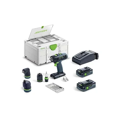 Image of Festool Cordless Drill T 18 plus3 HPC 4,0 I Set