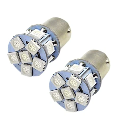 Image of Ruiandsion 2pcs BA15D 1142 1078 12V Super Bright Red 5050 12SMD Chipsets LED Replacement Bulb for Reverse Signal Tail Lights