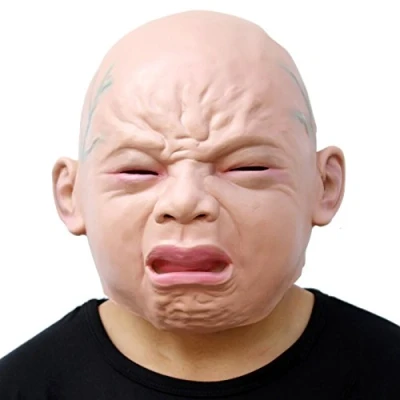 Image of CreepyParty Deluxe Innovative All Saints Costume Meeting Botanical Man Head Mask (Baby Clothing)