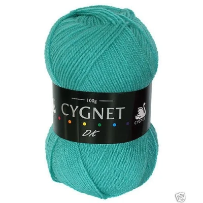 Image of Cygnet DK Double Knitting Acrylic Yarn Wool 100g 211 Aqua