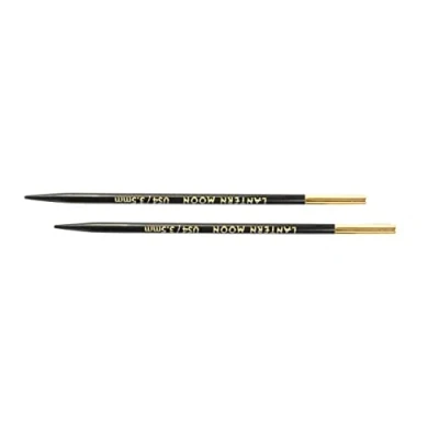 Image of Lantern Moon Interchangeable Needle Tips, Ebony Wood, Black, 13cm 3.25mm
