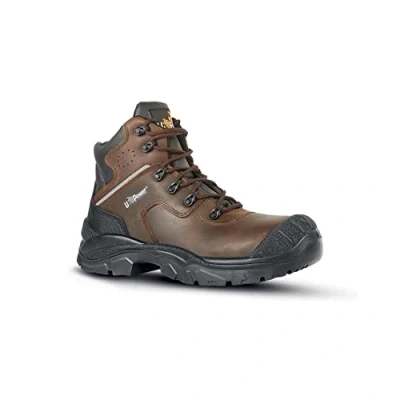 Image of U Power RR10364 43, 43 Safety Footwear Rock&amp;Roll Range Greenland UK S3 SRC Size Men, Brown, 43.5 EU