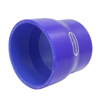 Image of sourcingmap 70mm to 80mm Straight Reducer Silicone Turbo Hose Coupler Blue