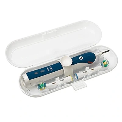 Image of meilinkeji Plastic Electric Toothbrush Travel Case for Oral B Pro Series, White