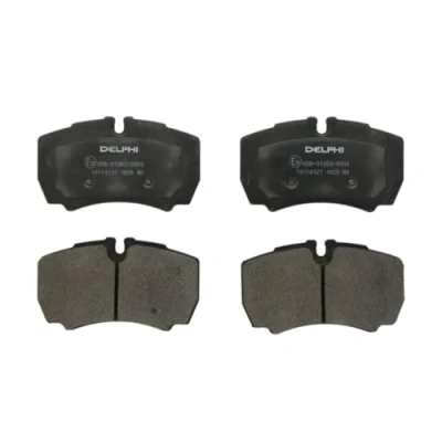 Image of 1501265, 1718023, 8C1V2M008AA, 8C1V2M008AB Brake pad set DELPHI LP1826 not prepared for wear indicator with anti squeak plate without accessories