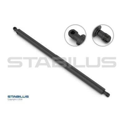 Image of 4479800064, A4479800064 Tailgate strut STABILUS 433572 540N 689mm with external spring // FEDERBEIN MERCEDES BENZ: V Class, Vito Tourer