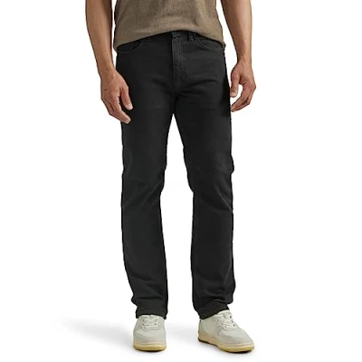 Image of Wrangler Men&#039;s Free to Stretch Regular Fit Jean, Black, 36W x 29L