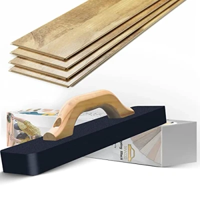 Image of Heavy Big Tapping Block, Zozen Flooring Tools, 1.2KG 39CM, Needn&#039;t Mallet, Just Tap Floor Directly. Only 1 2 Times to Complete Wood Installation. More Durable, Efficient and Safer.