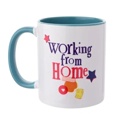 Image of Widdop and Co The Bright Side Working from Home Gift Boxed Mug