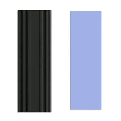 Image of Mllepjdh for M.2 Ssd Heat Sink NVME 2280 Hard Disk Aluminum Heatsink Radiator Thermal Cooling Pad Radiator, Black