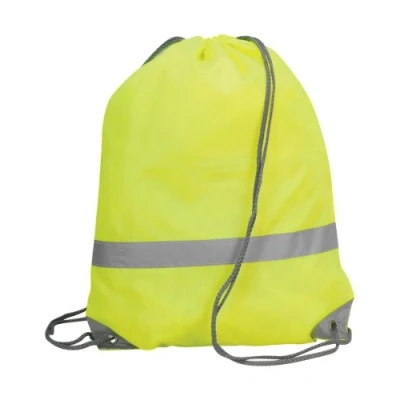 Image of Shugon Stafford Drawstring Tote Bag Hi Vis Yellow