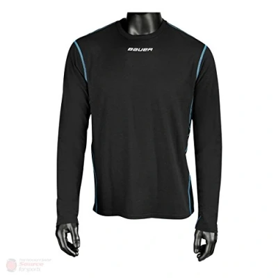 Image of Bauer NG Base Layer Hockey Long sleeve Top (Black) (Medium)