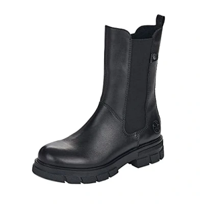 Image of Rieker Z9180 01 Tora Fashion Winter Boots in Black 6 UK