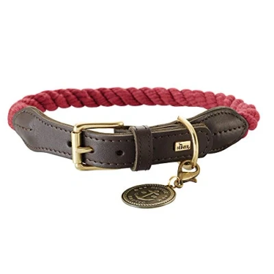 Image of HUNTER List Rope Collar, Size 60, Large, Bordeaux