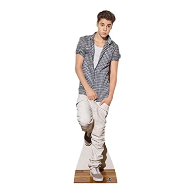 Image of Star Cutouts Cut Out of Justin Bieber Check Shirt