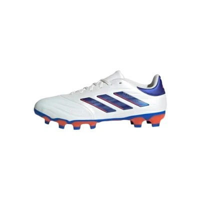 Image of adidas Performance COPA PURE 2.0 League Multiground Moulded stud football boots, Men&#039;s, Size: 7.5, Footwear white/lucid blue/solar red