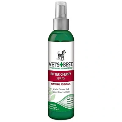 Image of Vet&#039;s Best Bitter Cherry Anti Chew Deterrent Spray 221ml