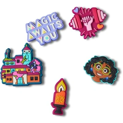 Image of Crocs Unisex&#039;s 5 Pack Disney Jibbitz Shoe Charms, Encanto, One Size