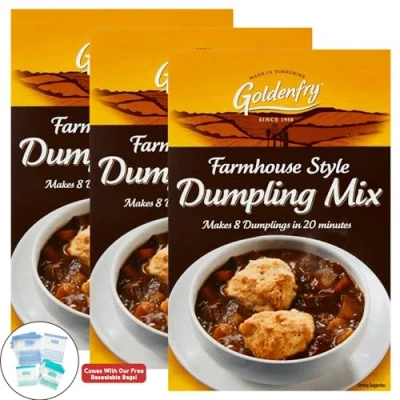 Image of Goldenfry Original Farmhouse Style Dumplings Mix 142g x3