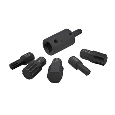 Image of Laser Interchangeable Impact Bit Set 1/2&quot; D 25pc