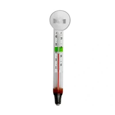 Image of Glass Fish Tank Thermometer with Sucker