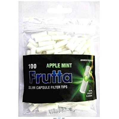 Image of FRUTTA Apple Mint Capsule Filter Tips Bag 100