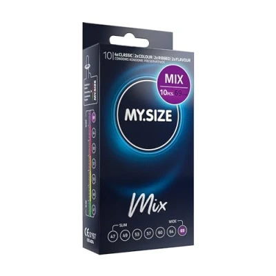Image of My.Size Mix Condoms Size 7, 69 mm, Standard Pack, Contains 10 Pieces