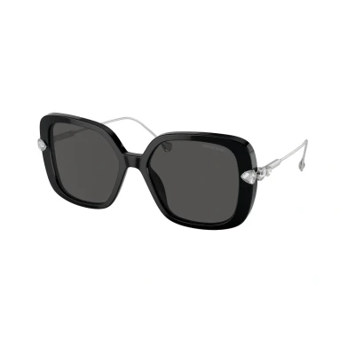 Image of Swarovski Sunglasses, Women&#039;s, Size: 55, Black