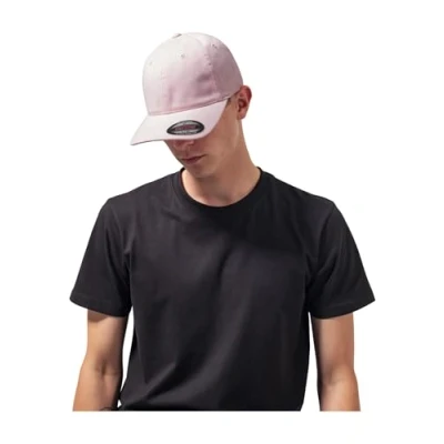 Image of Flexfit Garment Washed Cotton Dad Hat Kappen, Pink, S/M