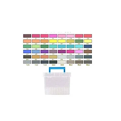 Image of VIDOO Superior Tinge Oily Double Headed Marker Pen 48/64 color Art Supplies Colorful Waterproof Brush Drawing 48 colors