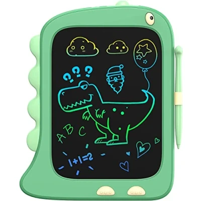 Image of ORSEN LCD Writing Board Toy from 3 4 5 6 7 8 Years Old Boy Girl 8.5 Inch Screen Drawing Painting Dinosaur Tray Christmas Small Gifts for Children (Green)