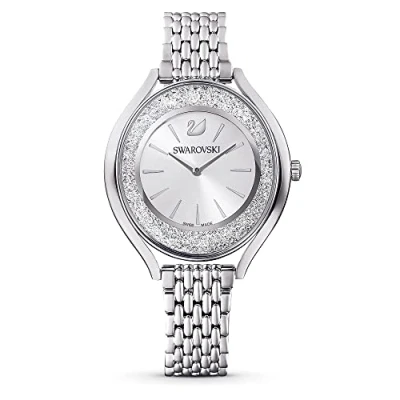 Image of Swarovski Crystalline Aura Watch, Metal Bracelet, Silver Tone, Stainless Steel