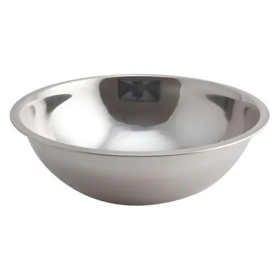 Image of Genware 2075 Stainless Steel Mixing Bowl, 7.5 L Capacity