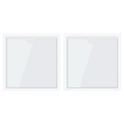 Image of LICQIC 2 Pcs Square Car License Holder, Parking Permit Holder Suitable for Most Cars Windshields