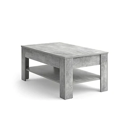 Image of Vicco Coffee table Milan, Concrete, 110 x 48 cm