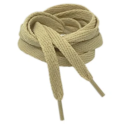 Image of Kilter Flat Trainer Shoelaces Beige 45 cm 16 inch (2 Pairs)