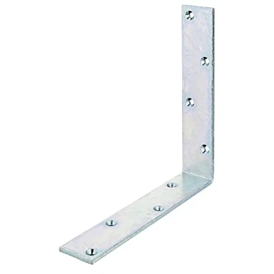 Image of Angle Bracket, Equal Sided, Yellow Galvanised 200 x 40 mm