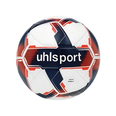 Image of Uhlsport Match Addglue Ball Weiß/Marine/Fluo Rot 5