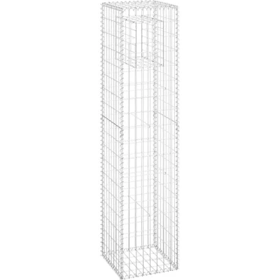 Image of vidaXL Gabion Basket Post 40x40x180 cm Iron