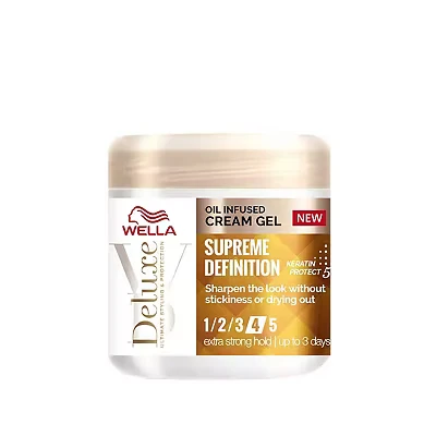 Image of Wella Deluxe Supreme Definition Oil Infused Cream Gel, 150ml