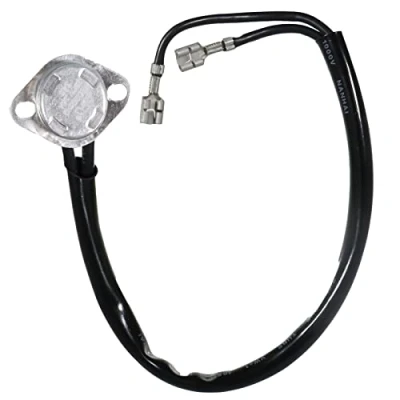 Image of SPARES2GO Tumble Dryer Thermostat Cable compatible with Whirlpool Inlet Lead TOC 140C 16A