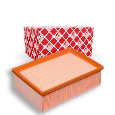 Image of 1444CT Air Filter FEBI BILSTEIN 100375 77mm 169mm 243mm Insert CITROËN: C4 I Hatchback, Coupe, PEUGEOT: 307 CC, Estate