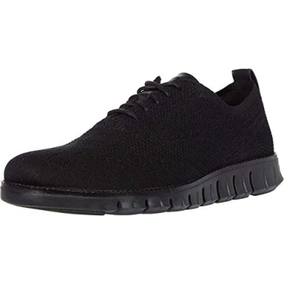 Image of Cole Haan ZEROGRAND STITCHLITE OXFORD, Men’s Oxfords, Black (Black/Black Black/Black), 11 UK (45 EU)