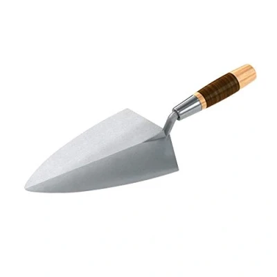 Image of Bon 72 635 Brick Trowel Forged 10 inch Philadelphia Leather Handle
