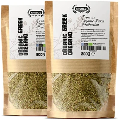 Image of Apsogo Oregano Organic Dried produced in Greece Premium Quality &amp; Excellent Taste (400g)